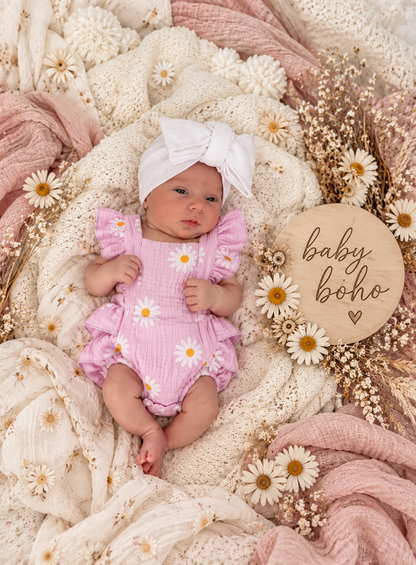 Daisy Print Romper- special price