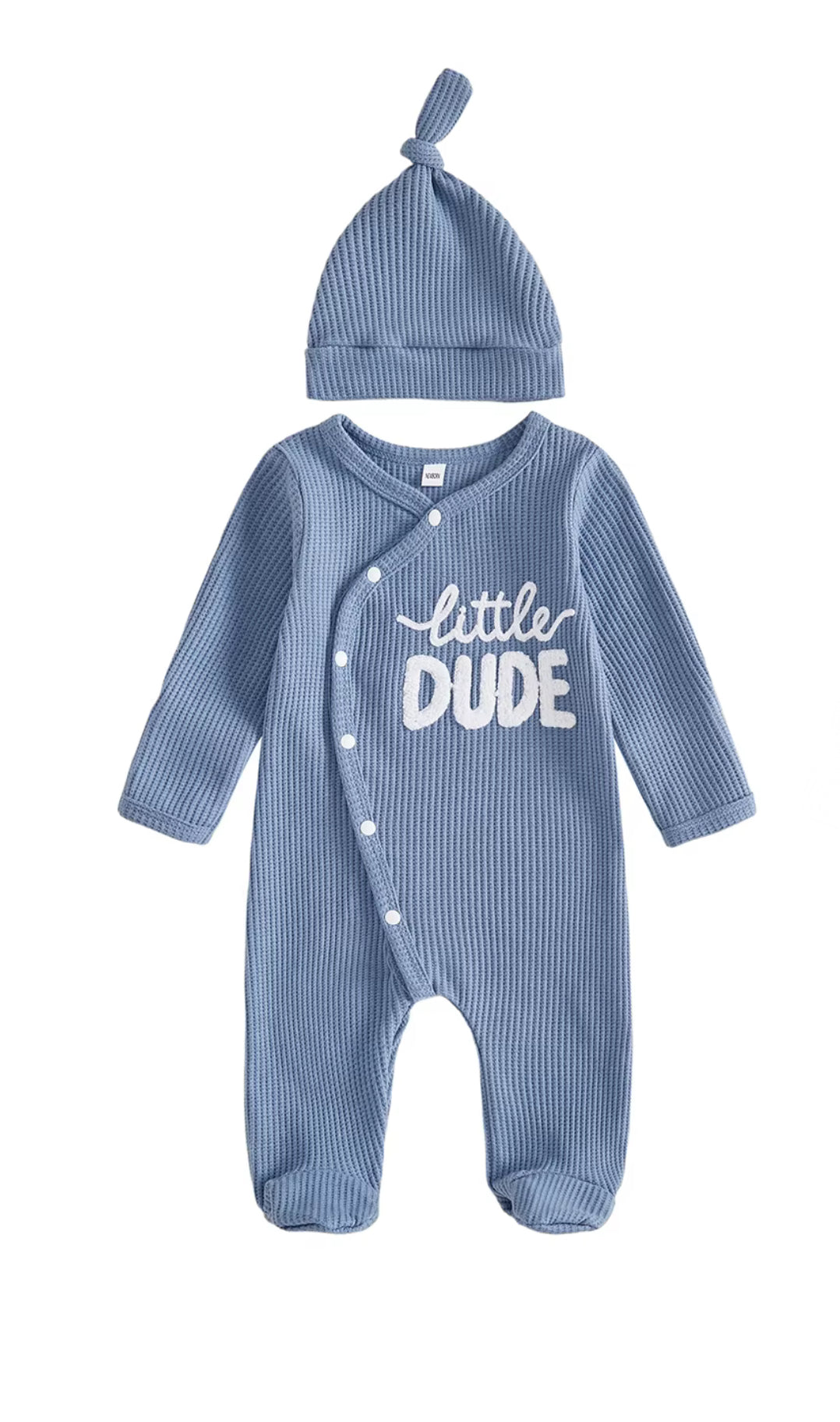 Caleb 2 pce Boy’s embroidered Romper Set - special price