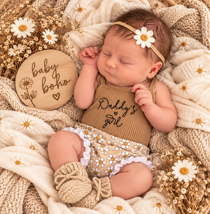 Daddy’s girl Daisy romper pants Set- special price