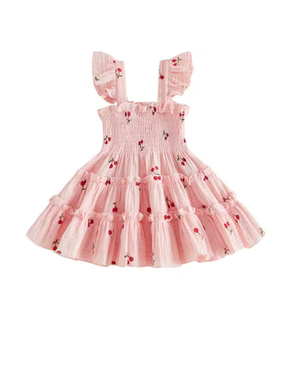 Lissa Colton Cherry print Dress- special price - limited time