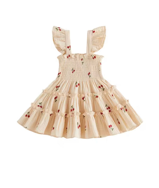 Lissa Colton Cherry print Dress- special price - limited time