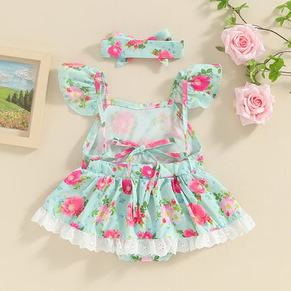 🌸🌸 BABY GIRLS CLOTHING - Special Price- Floral Romper