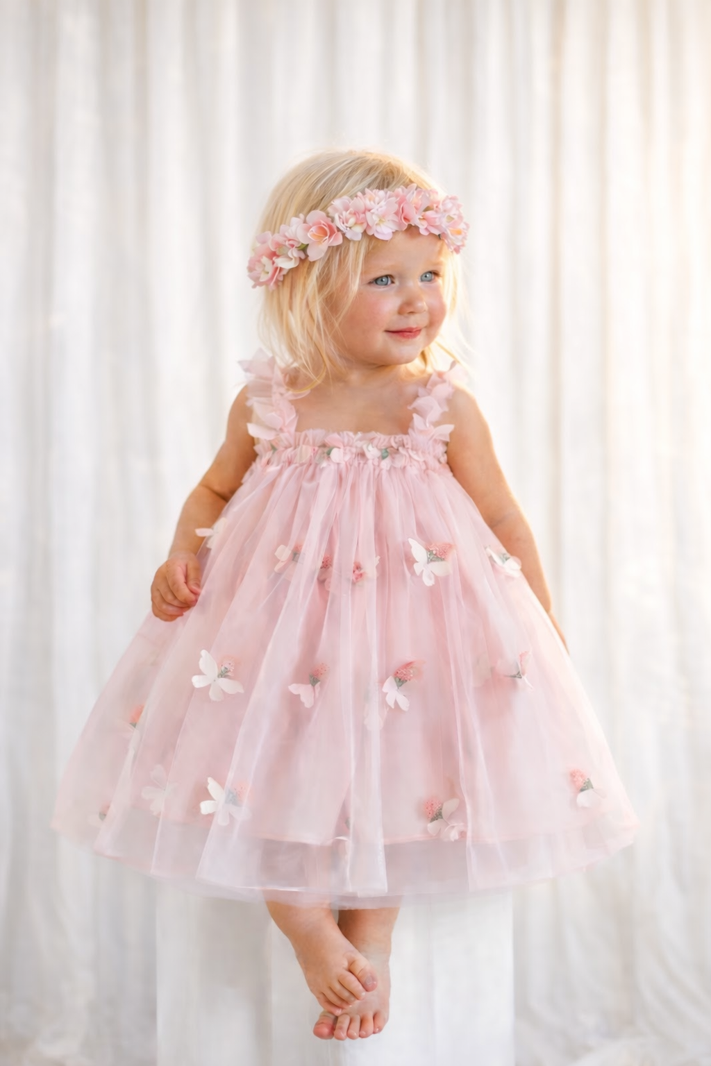 🌸🌸 BABY GIRLS CLOTHING - Special Price- Butterfly Buds Dress