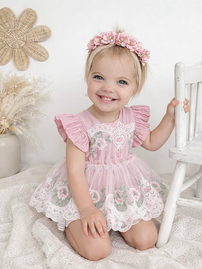 🌸🌸Special Price- Baby girls clothing - Special Price - Anastasia Romper