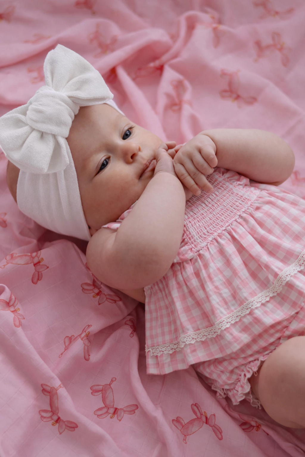 🌸🌸 BABY GIRLS CLOTHING - Special Price- Tori gingham cotton Set