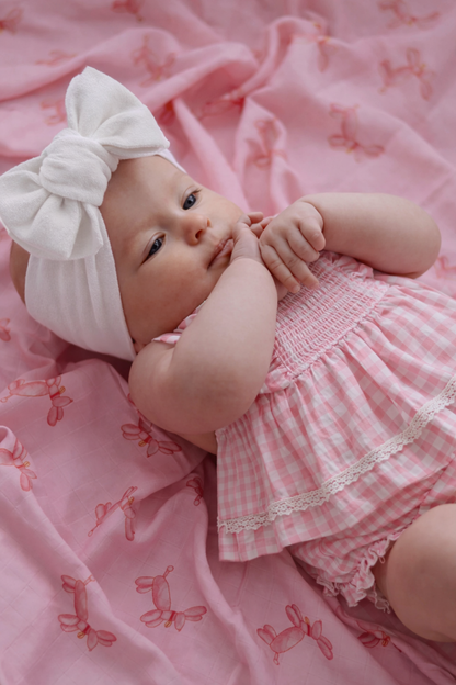 🌸🌸 BABY GIRLS CLOTHING - Special Price- Tori gingham cotton Set