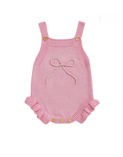 🌸🌸 BABY GIRLS CLOTHING - Special Price- Knit bow cotton Romoer