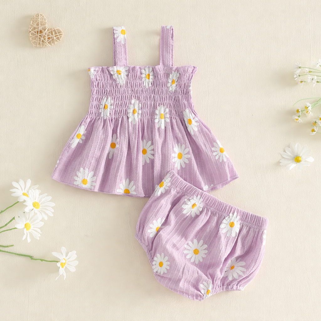 🌸🌸 BABY GIRLS CLOTHING - Special Price-  Elizabeth cotton Set