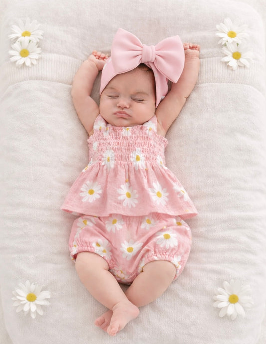 🌸🌸 BABY GIRLS CLOTHING - Special Price-  Elizabeth cotton Set