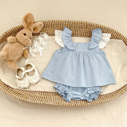 🌸🌸 BABY GIRLS CLOTHING - Special Price- Heather Set