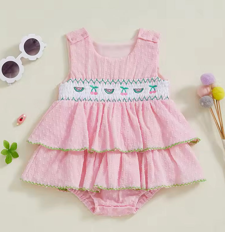 🌸🌸 BABY GIRLS CLOTHING - Special Price- Lora cotton Romper