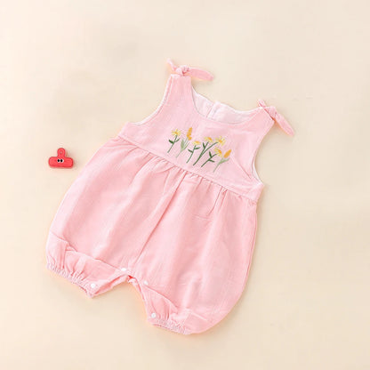 🌸🌸 BABY GIRLS CLOTHING - Special Price- Amelia overall cotton Romper