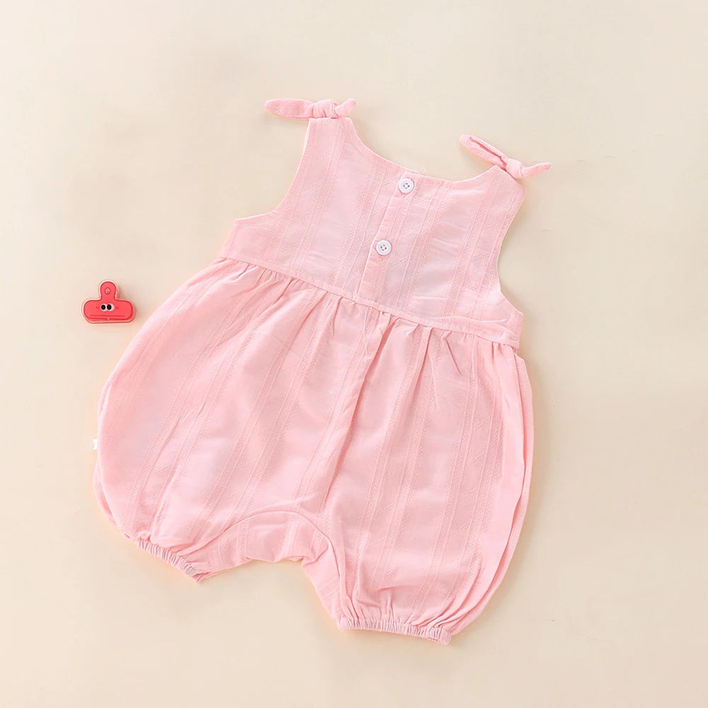 🌸🌸 BABY GIRLS CLOTHING - Special Price- Amelia overall cotton Romper