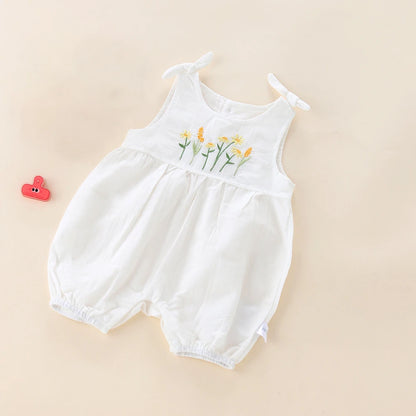 🌸🌸 BABY GIRLS CLOTHING - Special Price- Amelia overall cotton Romper