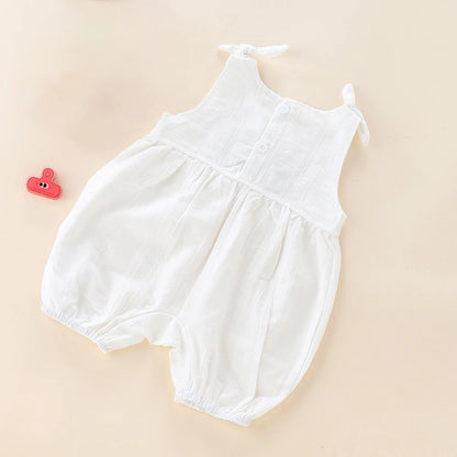 🌸🌸 BABY GIRLS CLOTHING - Special Price- Amelia overall cotton Romper