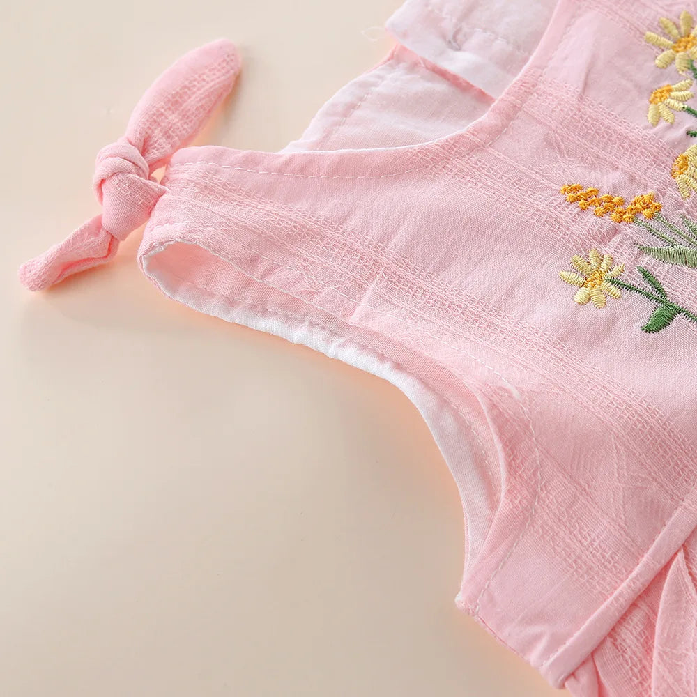 🌸🌸 BABY GIRLS CLOTHING - Special Price- Amelia overall cotton Romper