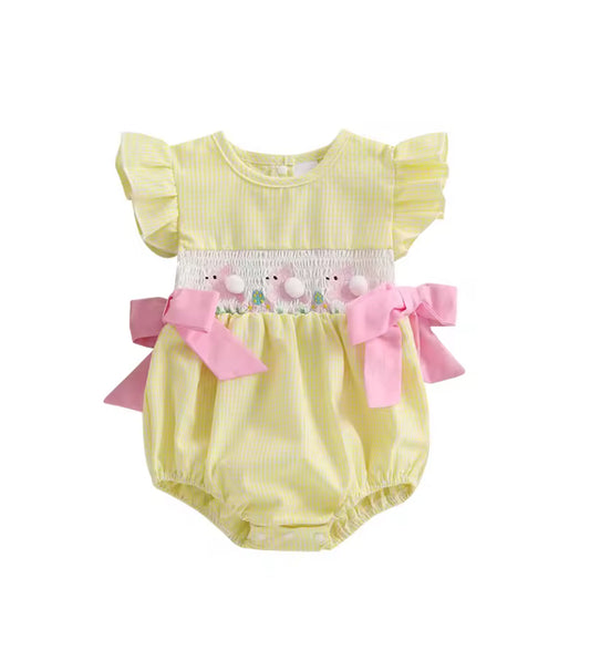 🌸🌸 BABY GIRLS CLOTHING - Special Price- Hunny Bunny cotton Romper