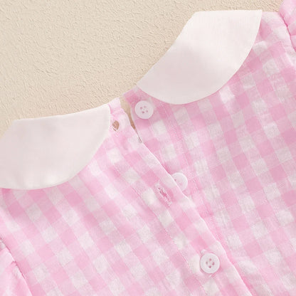 BABY GIRLS CLOTHING - Special price- Bowie embroidered cotton Romper