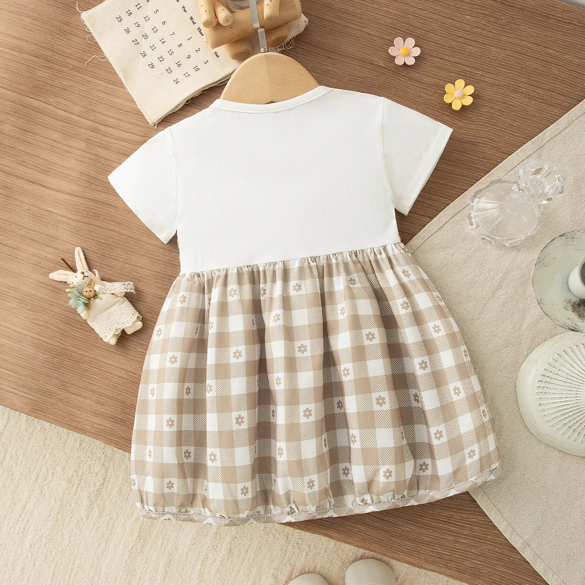 🌸🌸 BABY GIRLS CLOTHING - Special peice- Cara Dress -Khakai