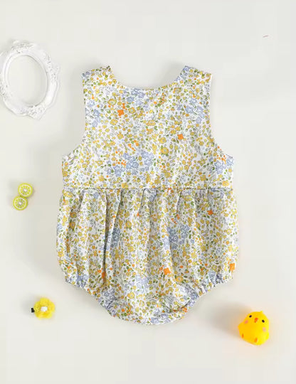 🌸🌸 BABY GIRLS CLOTHING - Special Price-  Ducky Puddles Romper