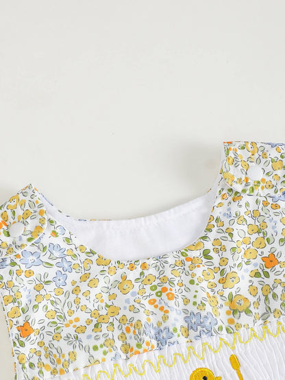 🌸🌸 BABY GIRLS CLOTHING - Special Price-  Ducky Puddles Romper