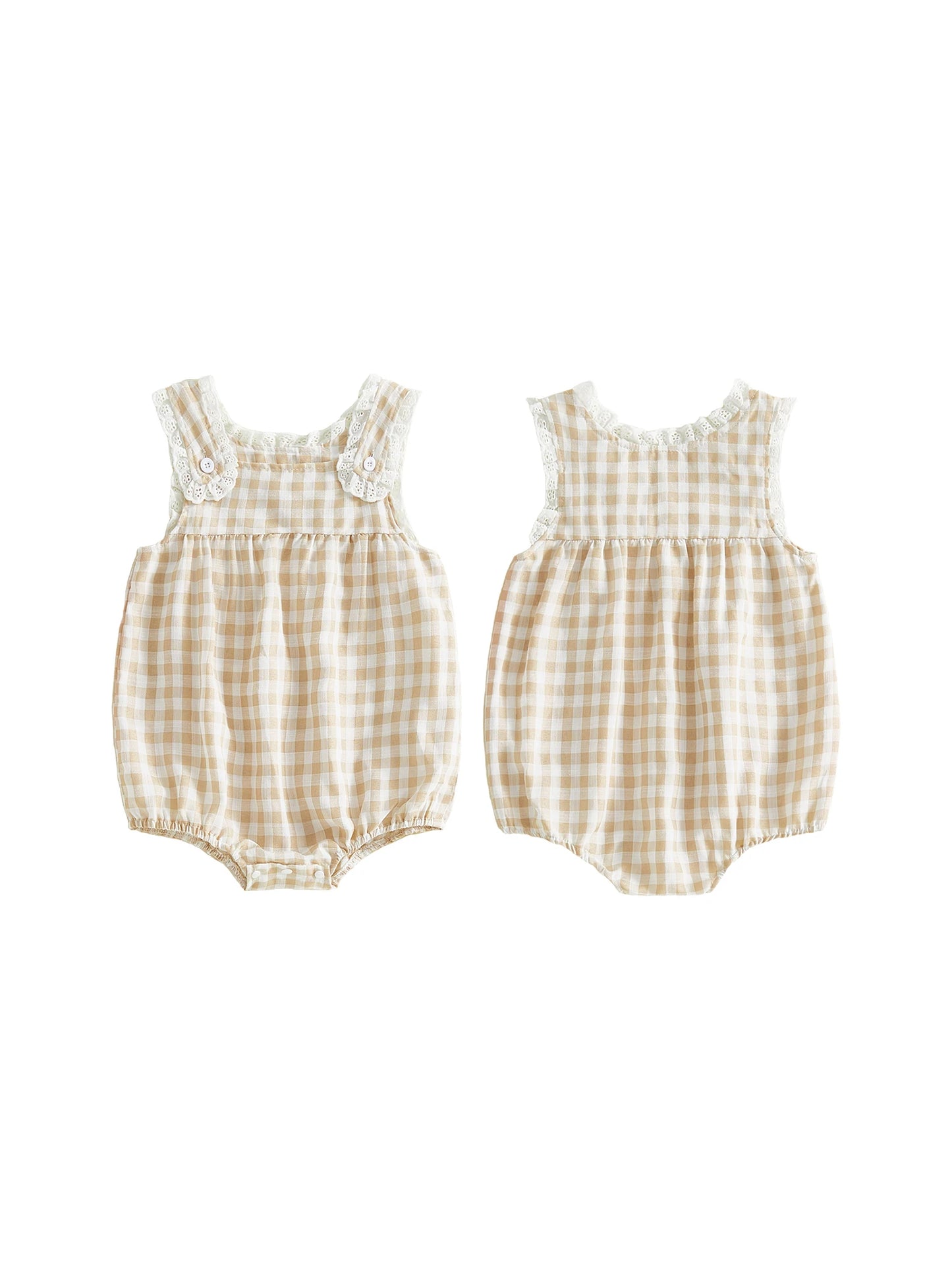 🌸🌸 BABY GIRLS CLOTHING - Special Price-  Tullie checked Romper