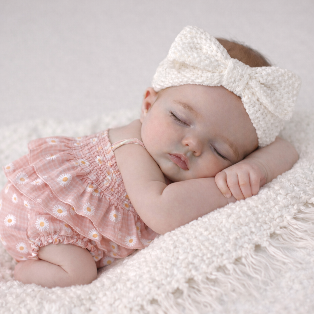 🌸🌸 BABY GIRLS CLOTHING - Special Price-  Whitney cotton Daisy Romper