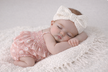🌸🌸 BABY GIRLS CLOTHING - Special Price-  Whitney cotton Daisy Romper