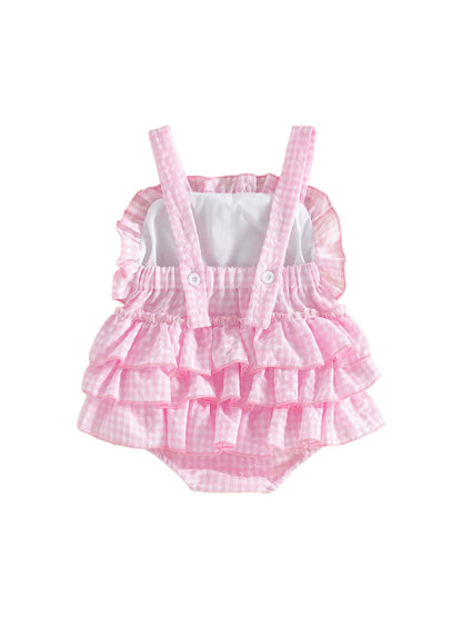 🌸🌸 BABY GIRLS CLOTHING - Special Price-  Pink Strawberries Romper