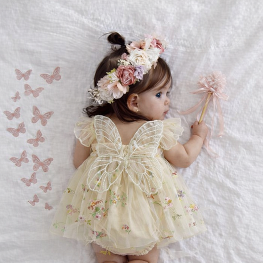 🌸🌸 BABY GIRLS CLOTHING - Special Price-  Enchanted Garden Romper