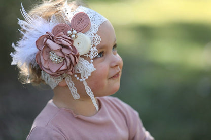 Rachael - luxurious flower Headband