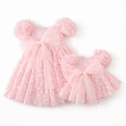 Baby Girls Clothing- Margarett sequin appliqué Romper