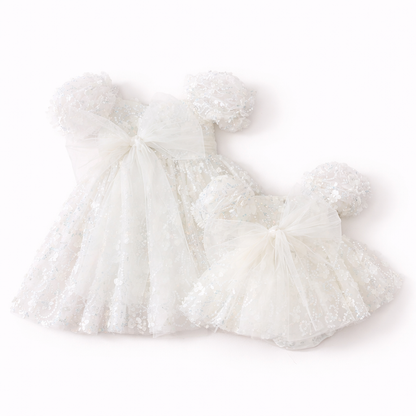 Baby Girls clothing - Margarett Sequin Appliqué Dress- Special Price