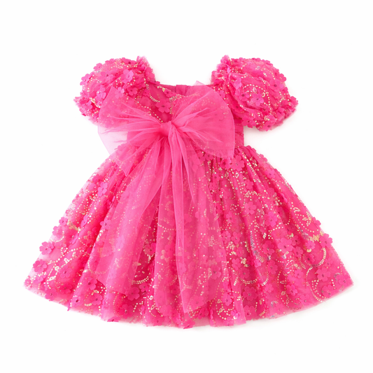 Baby Girls clothing - Margarett Sequin Appliqué Dress- Special Price