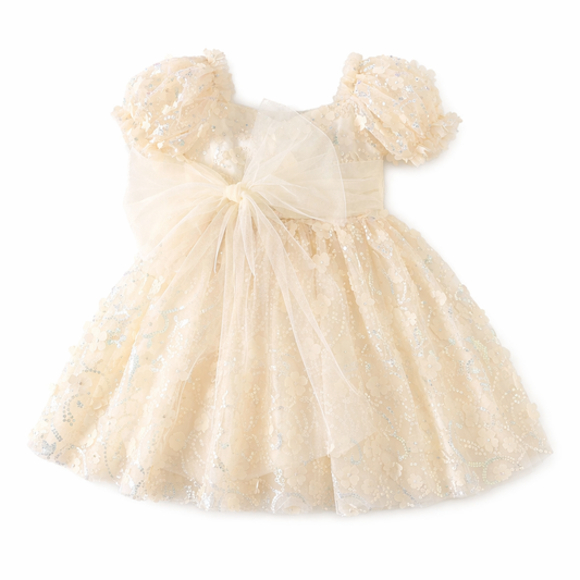 Baby Girls clothing - Margarett Sequin Appliqué Dress- Special Price