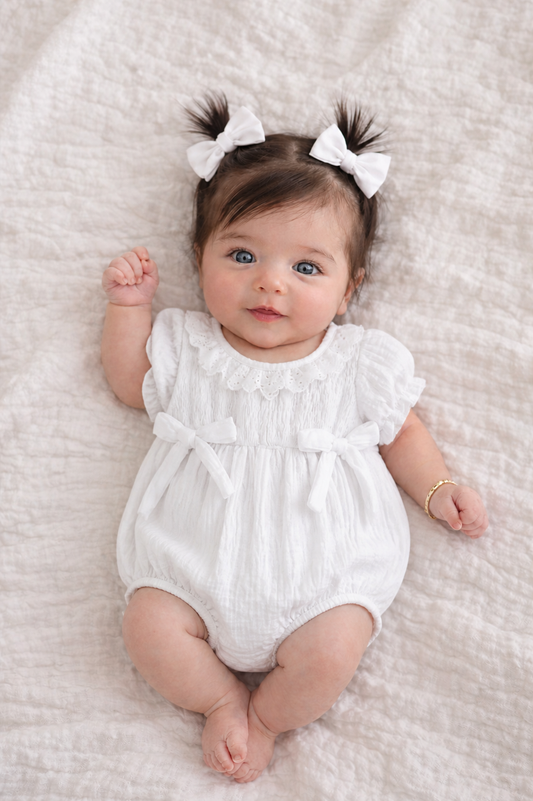 Baby girls clothing - cotton Romper - Indy Romper -Special Price