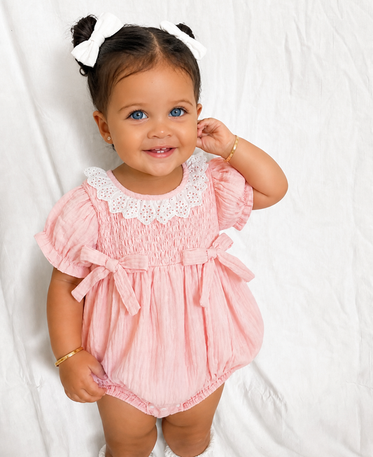 Baby girls clothing - cotton Romper - Indy Special Price
