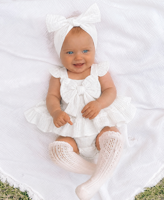 Baby girls clothing - cotton - Whitney Romper-Special Price