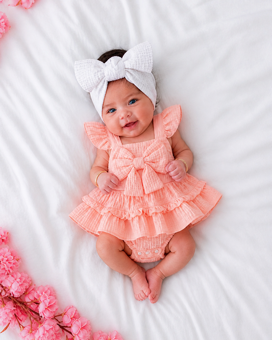 Baby girls clothing - cotton - Whitney Romper-Special Price