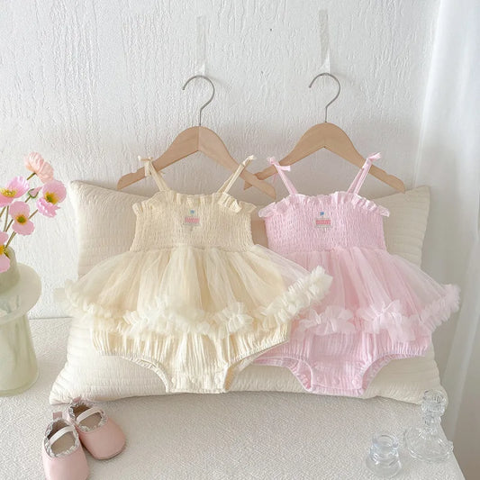 Baby girls clothing - Maddison birthday Romper - -Special Price