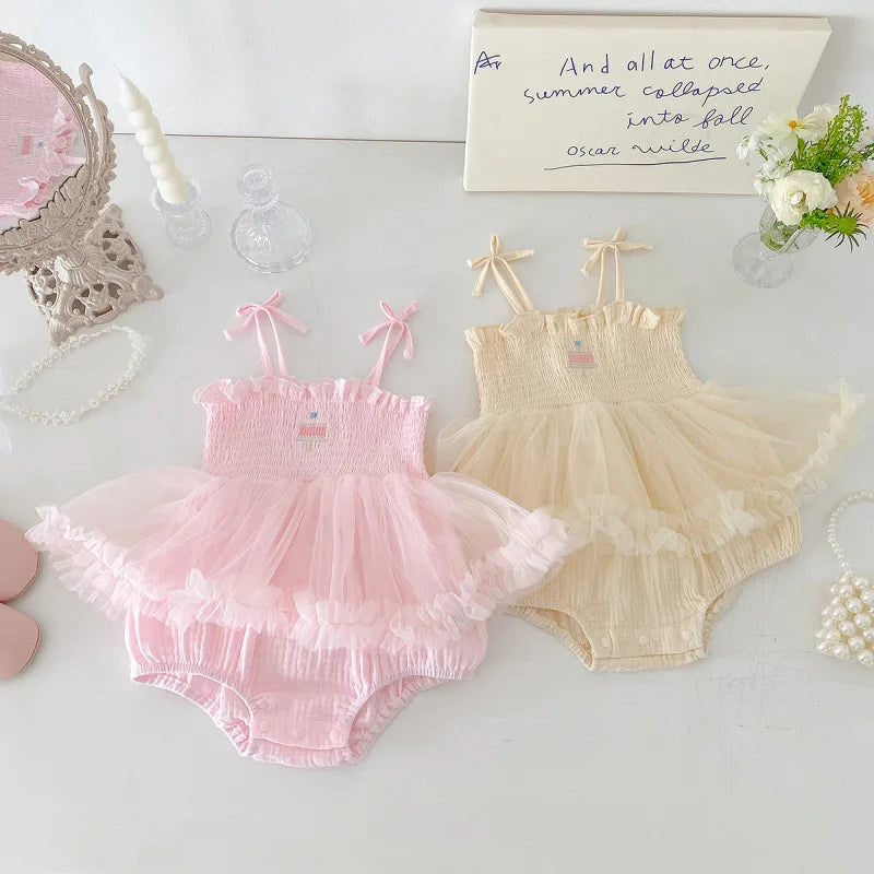 Baby girls clothing - Maddison birthday Romper - -Special Price