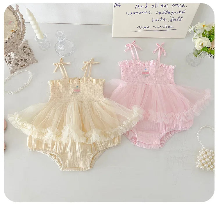Baby girls clothing - Maddison birthday Romper - -Special Price