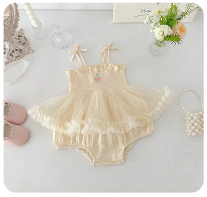 Baby girls clothing - Maddison birthday Romper - -Special Price
