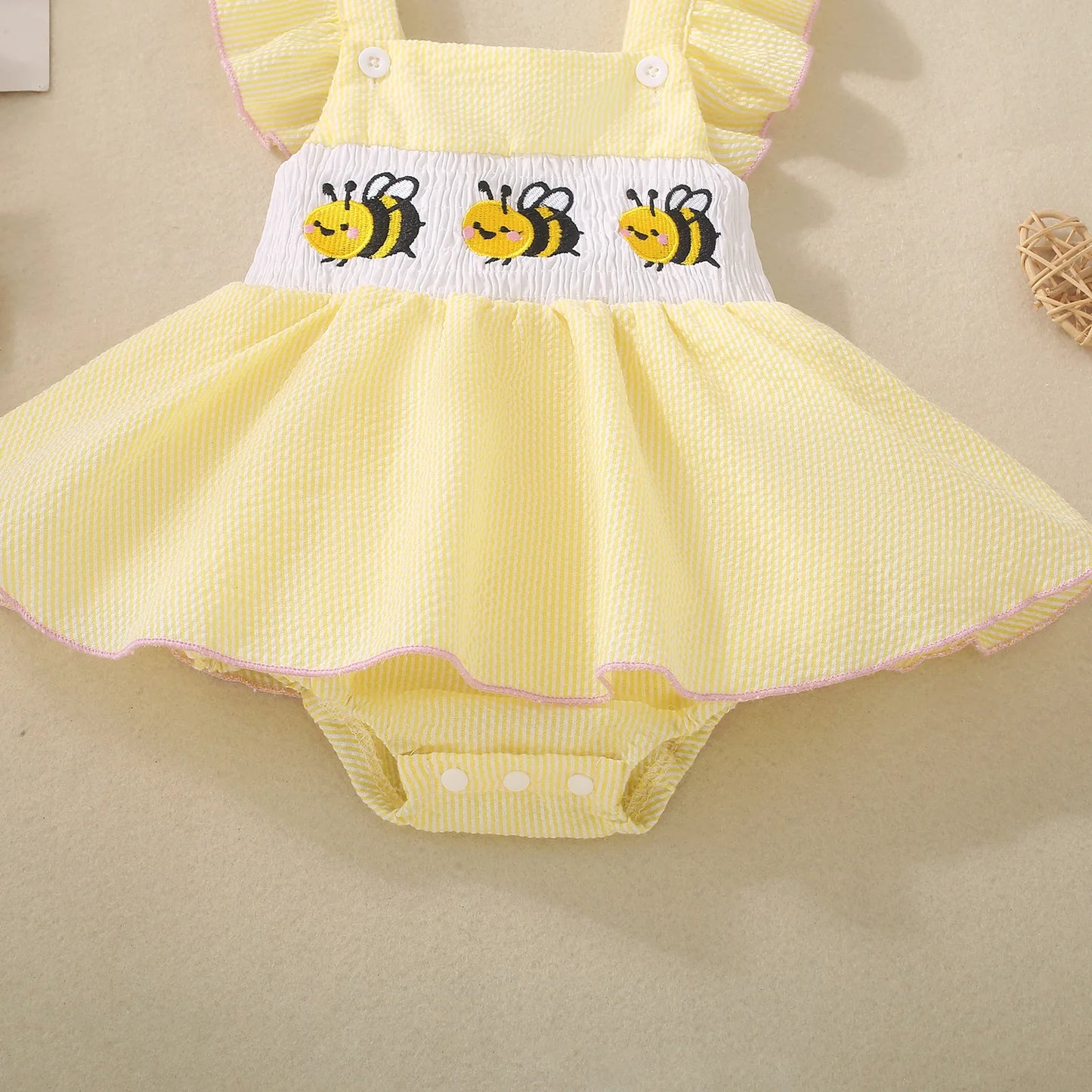 Busy Bee cotton Romper - special price
