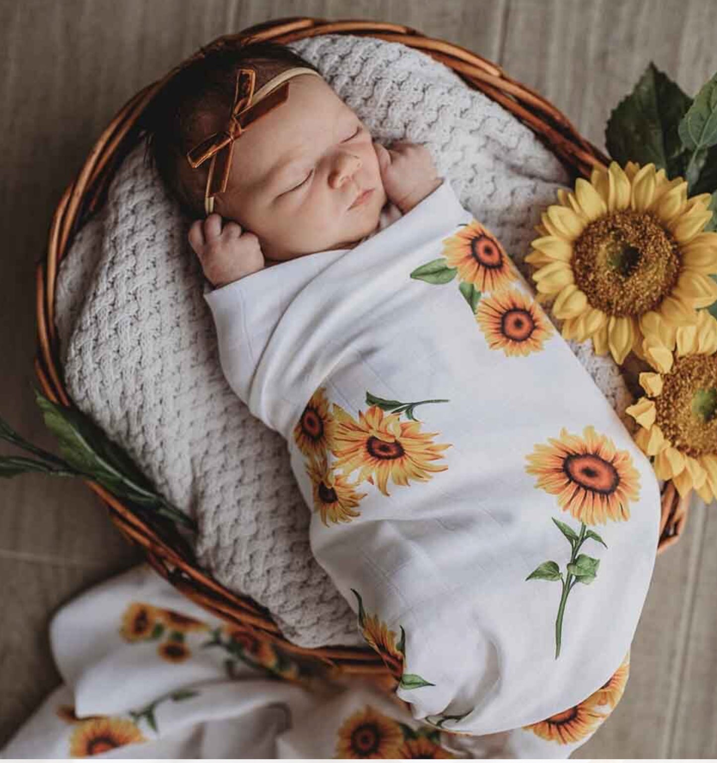 Sunflower Organic Muslin Wrap- special price