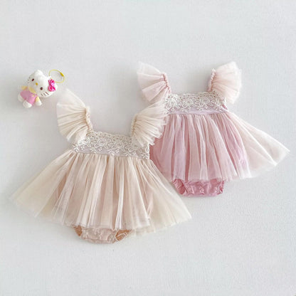 Bethany Tulle Romper - special price