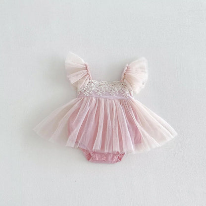 Bethany Tulle Romper - special price