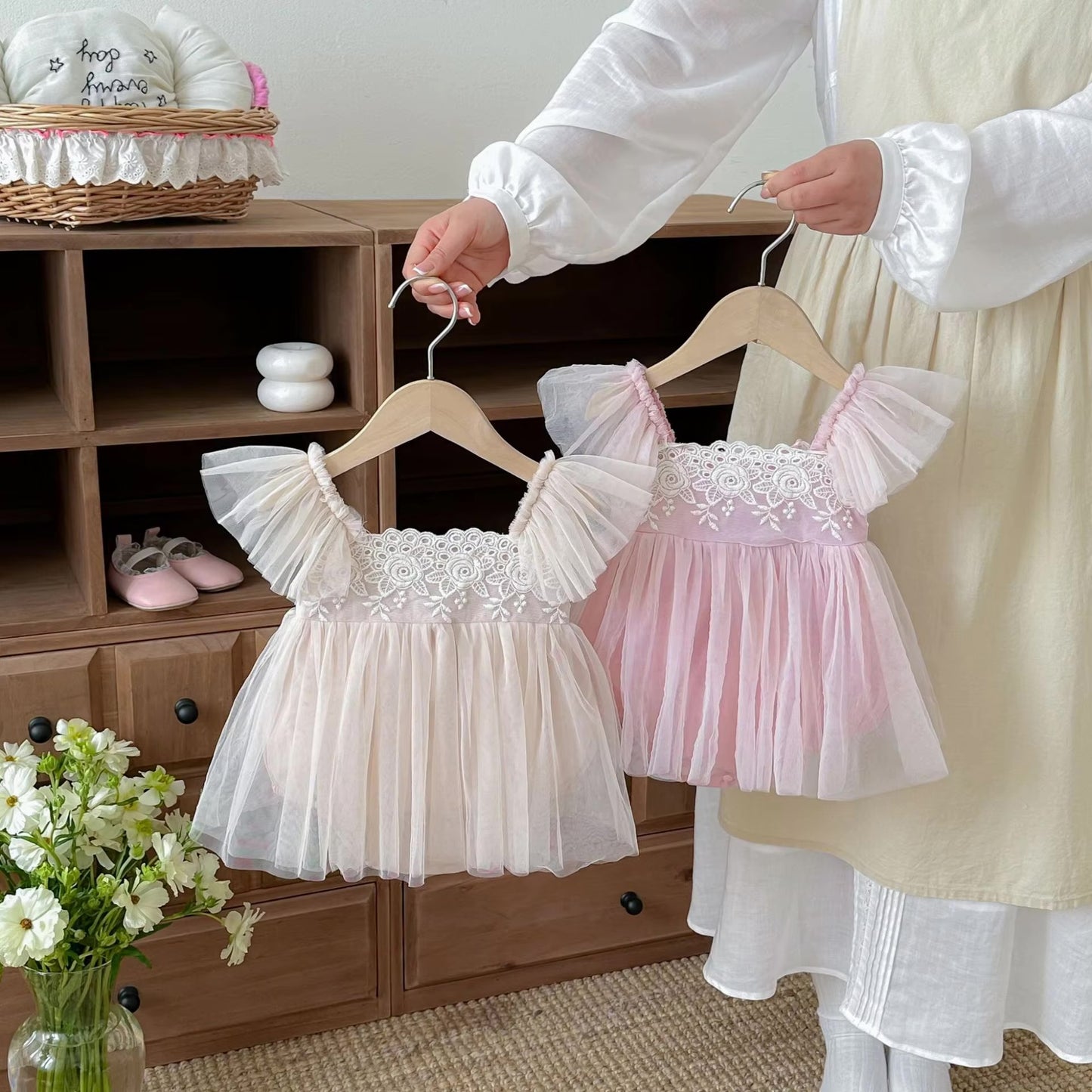 Bethany Tulle Romper - special price