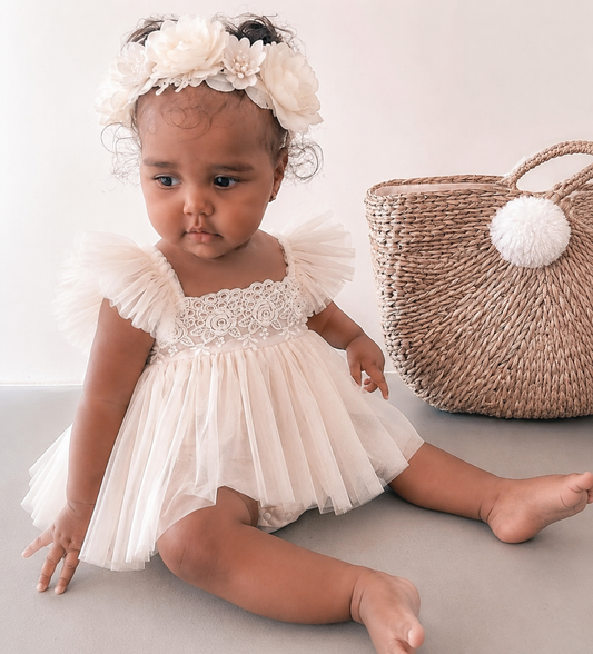 Bethany Tulle Romper - special price