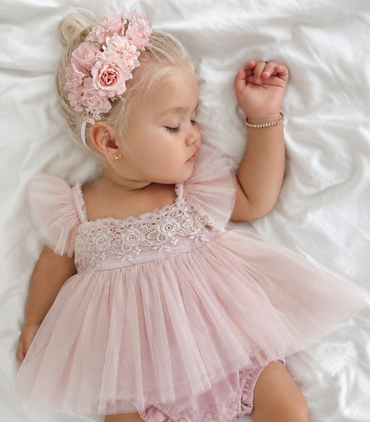 Bethany Tulle Romper - special price